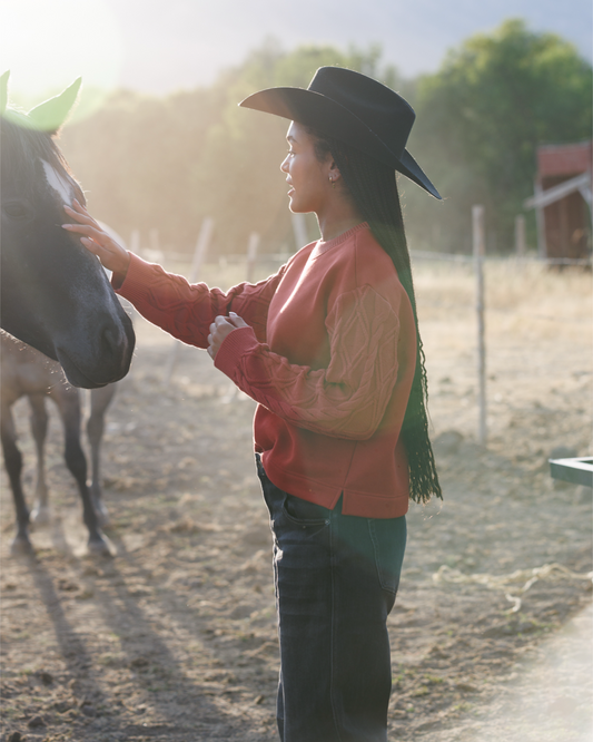Cable Crew Pullover Sweater