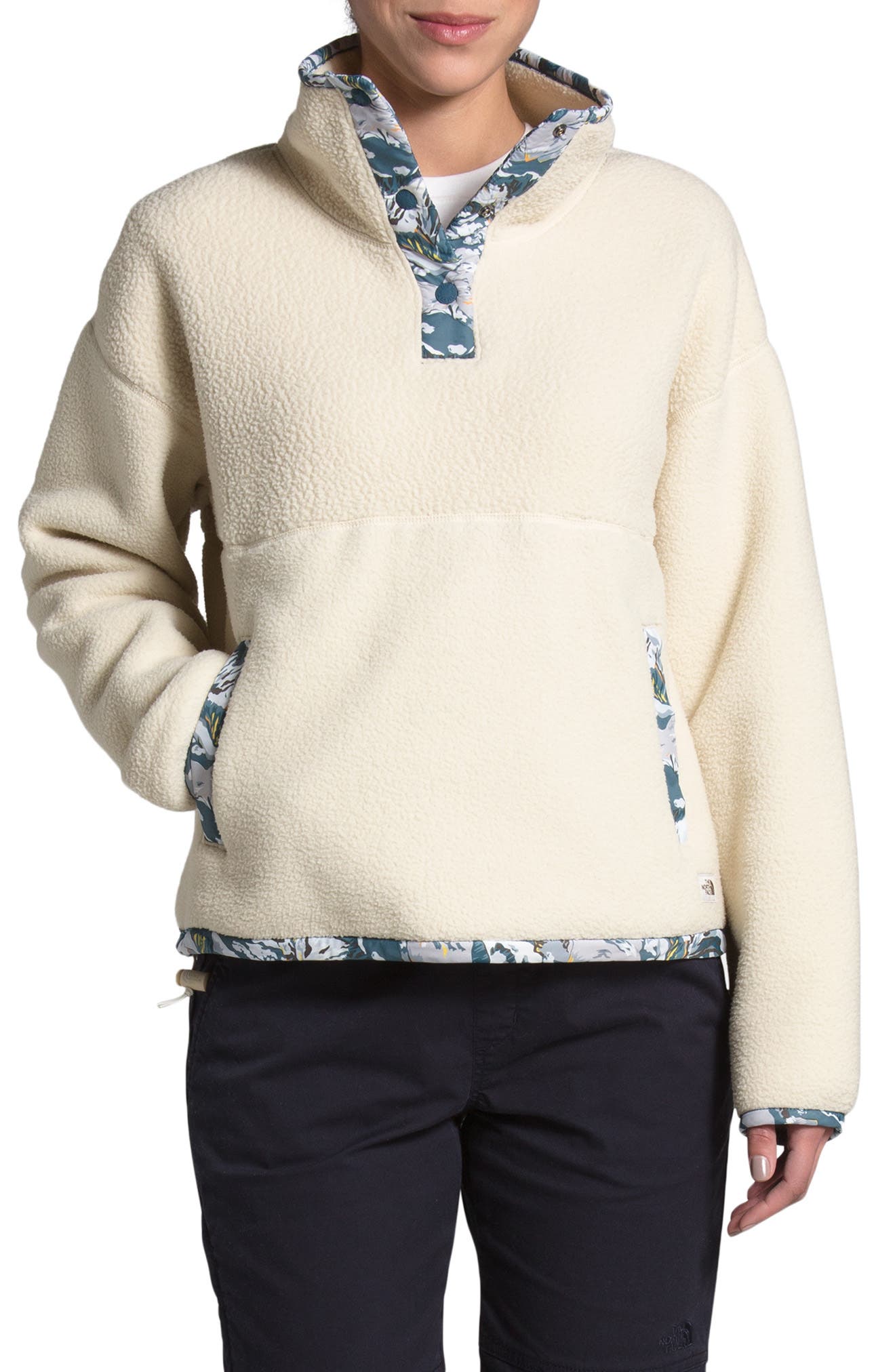 The North Face Liberty Cragmont Fleece Snap Pullover in size Medium