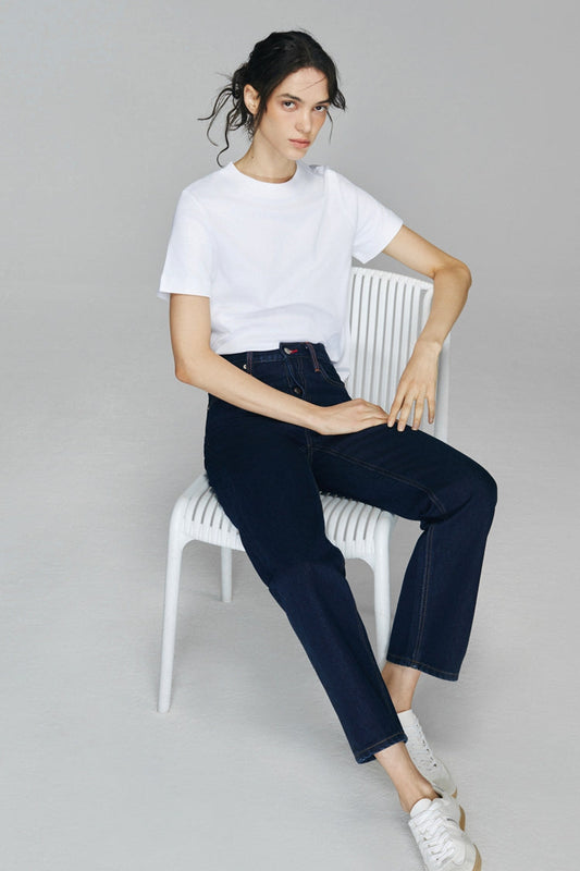 Hey Joanie Manhattan High Rise Straight Ankle Jeans HJ160